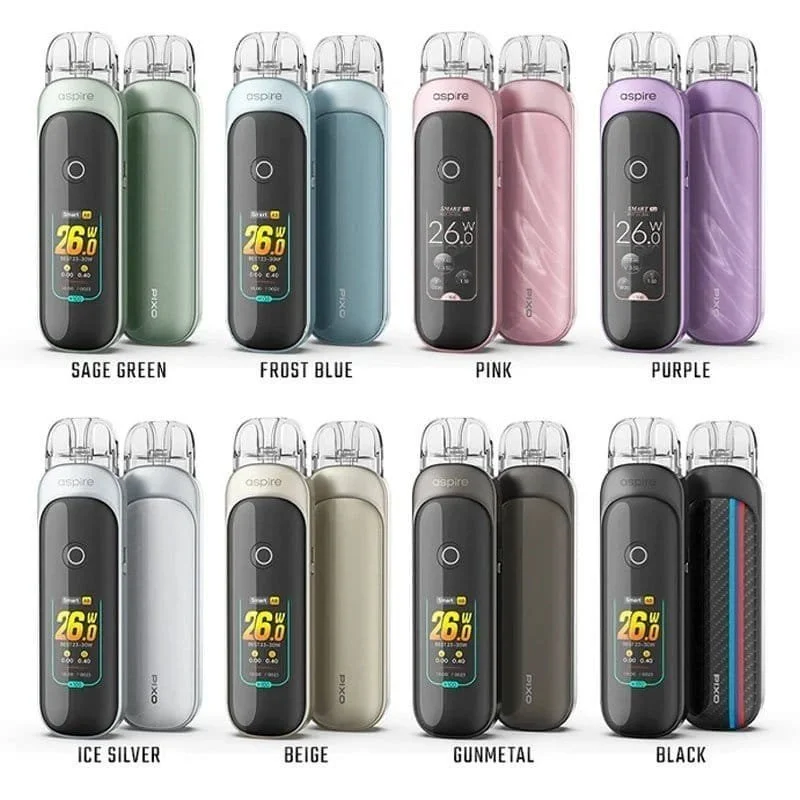 ASPIRE PIXO 霧克斯螢幕觸控電子煙主機空倉煙彈官網30W